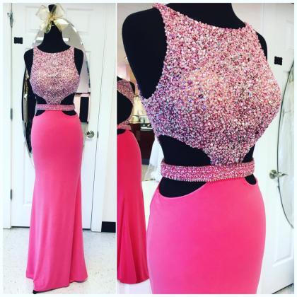 Sparkly Beaded Prom Dress,sexy Dress For 2017..