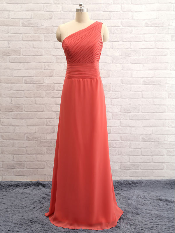 2017a-line Asymmetric Open-back Sleeveless Simple Bridesmaid Dresses Abc00020