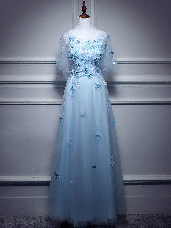 princess flowy dress Beautiful Pangent, flower girl long dress by Tyffany Princess – Bela Bridal main image 0