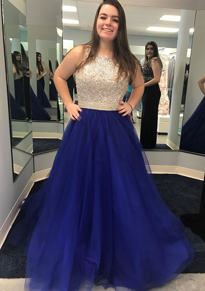 prom dresses plus size long