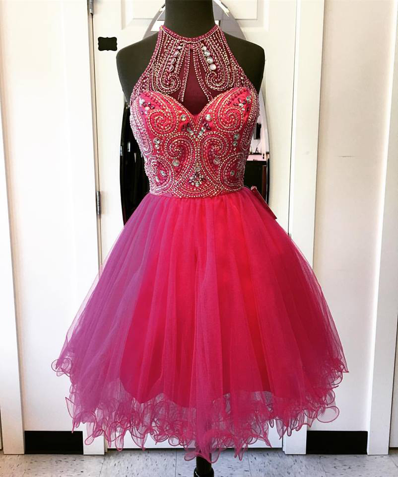 Fuchsia hotsell homecoming dress