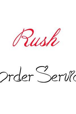 Rush order service for Delivery time within 15days