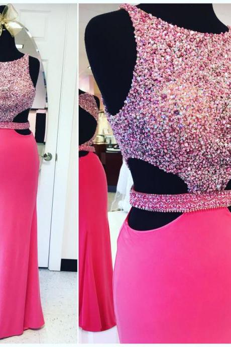 Sparkly Beaded Prom Dress,sexy Dress For 2017 Prom,mermaid Formal Dresses,2290